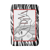 敷物の「DIVA」 バスマット (正面縦)