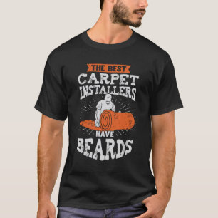 敷物最高の掛け師はあごひげを生やす Tシャツ