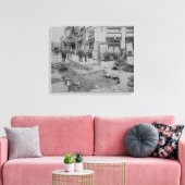 敷石の取り外し キャンバスプリント (インサイチュ (リビング))