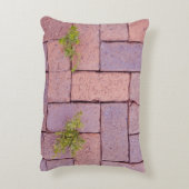 敷石ユーモアのある歩道模様 アクセントクッション (裏面(縦))