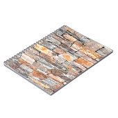 敷石レンガ、自然石模様 ノートブック (左側)