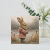 文お洒落文:喜ばしい挨拶🐇デジタル シーズンカード (スタンド正面)