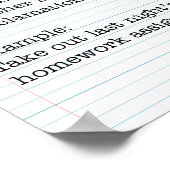 文の種類：命令文 ポスター (角)