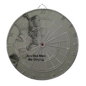 文はっきりした言:男らしく振る舞う ダーツボード (正面)