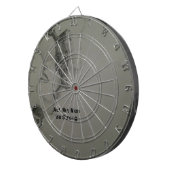 文はっきりした言:男らしく振る舞う ダーツボード (正面右)