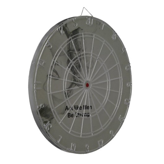 文はっきりした言:男らしく振る舞う ダーツボード (正面左)