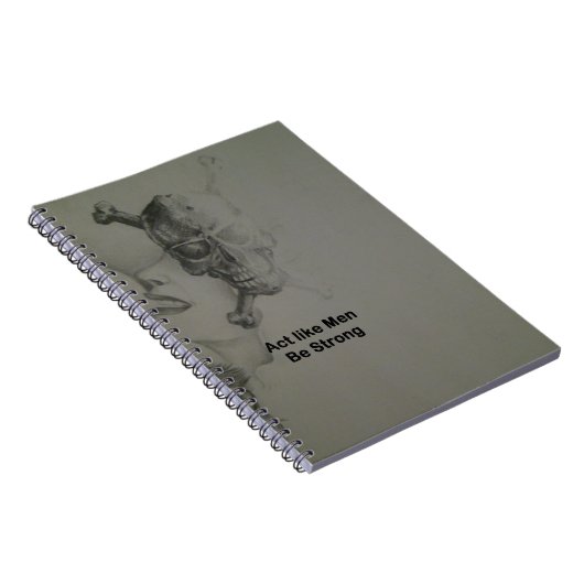 文はっきりした言：男らしく振る舞う ノートブック (右側)