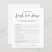 文を完成させる |バチェロレッテゲーム (正面/裏面)