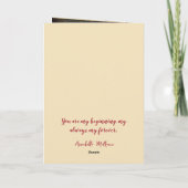 文を読むカスタムの写真 カード (裏面)