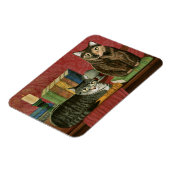 文クラシック書猫ポー、ディケンズ、ストーカー、マグネット マグネット (左側)