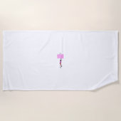 文タオル ビーチタオル (正面)