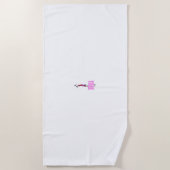 文タオル ビーチタオル (正面)