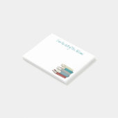 文パーソナライズされた書先生&司書 ポストイット (アングル)