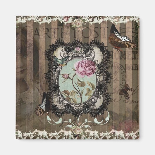 文ビクトリアン字 マグネット (正面)