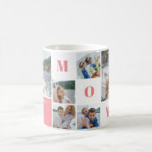文モダンはっきりした字MOM 7カスタム写真マグカップ コーヒーマグカップ (中央)