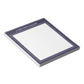 文モダンパーソナライズされた具シンプル名前をカスタムする ノートパッド (アングル)