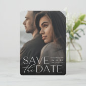 文モダン書 |垂直方向の写真 セーブザデート (スタンド正面)