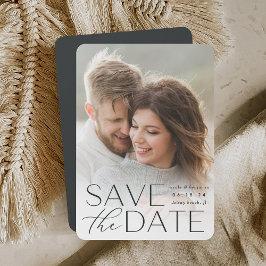 文モダン書 |垂直方向の写真 セーブザデート