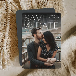 文モダン書 |垂直方向の写真 セーブザデート