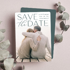 文モダン書 |垂直方向の写真 セーブザデート