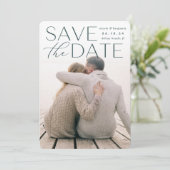 文モダン書 |垂直方向の写真 セーブザデート (スタンド正面)