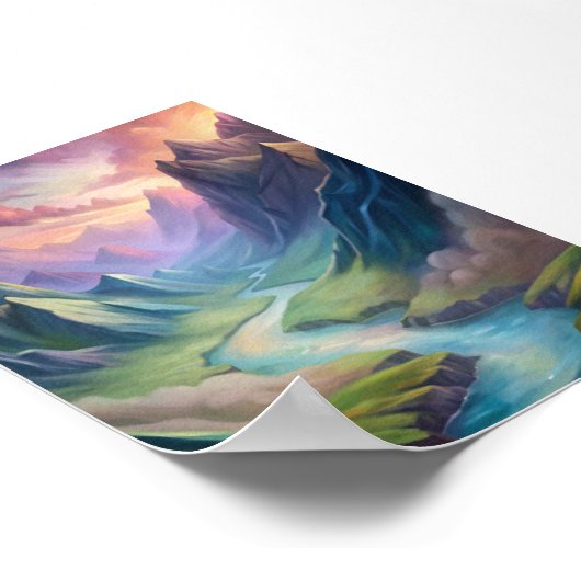 文中国の化と自然 ポスター (角)