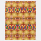 文化お祝い フリースブランケット (正面)