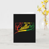 文化のために 黒人歴史月間 ジューン ティース カード (黄色い花)