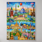 文化の多様性の美しいを発見する ポスター (正面)