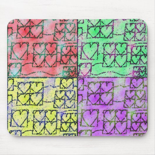 文化の多様性 マウスパッド (正面)