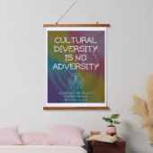 文化の多様性 吊り下げ型タペストリー (寝室)