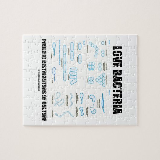 文化の愛細菌の多産のディストリビューター ジグソーパズル (横)