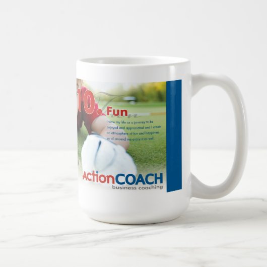 文化コーヒー・マグの14ポイント- #10を指して下さい コーヒーマグカップ (右)