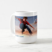 文化コーヒー・マグの14ポイント- #2を指して下さい コーヒーマグカップ (正面左)