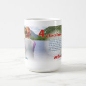 文化コーヒー・マグの14ポイント- #4を指して下さい コーヒーマグカップ (中央)