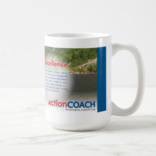 文化コーヒー・マグの14ポイント- #4を指して下さい コーヒーマグカップ (右)