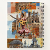 文化スペインのコラージュ ノートブック (裏面)