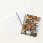 文化スペインのコラージュ ノートブック (内部)