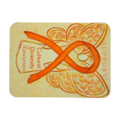 文化ダイバーシティ認識度リボンエンジェルマグネット マグネット (横)