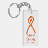 文化ダイバーシティ認識度リボンキーホルダー キーホルダー (正面左)