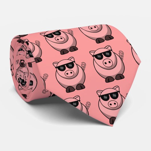 文化ブタの役人 ネクタイ (ロール)