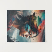 文化プライド芸術 タペストリー (正面(横))