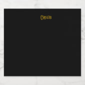 文化ボトル スパークリングワインラベル (シングルラベル)