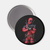 文化ポップ・アートの玩具撮影デザイン マグネット (正面/裏面)