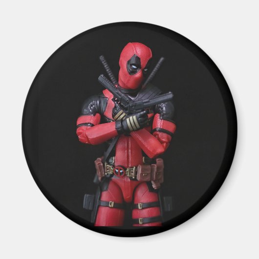 文化ポップ・アートの玩具撮影デザイン マグネット (正面)