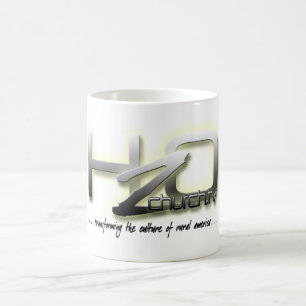 文化マグを変形させるH2O コーヒーマグカップ