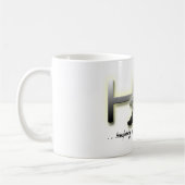 文化マグを変形させるH2O コーヒーマグカップ (左)