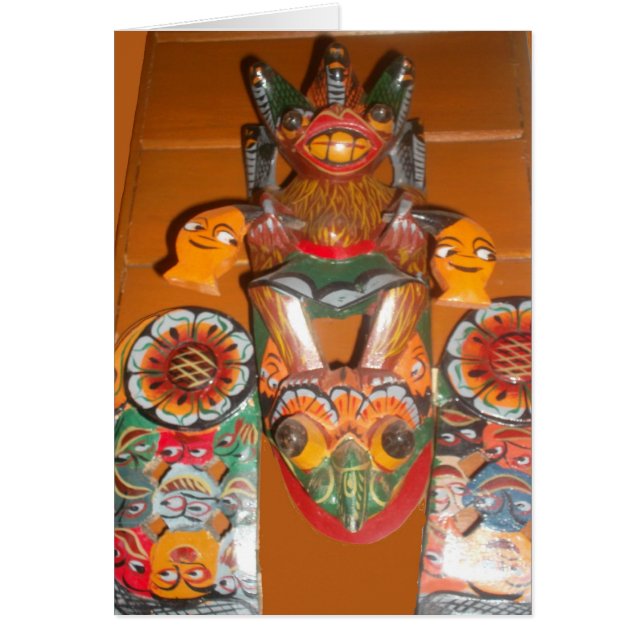 文化ユニーク芸術 – スリランカ/インドネシアデザイン (正面)