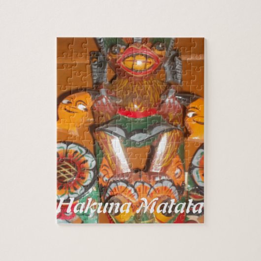 文化ユニーク芸術 – スリランカ/インドネシアデザイン ジグソーパズル (縦)