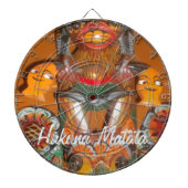 文化ユニーク芸術 – スリランカ/インドネシアデザイン ダーツボード (正面)